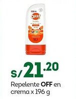 Tottus Off crema repelente oferta