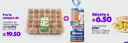 Plaza Vea La Calera paquete de huevos pardos + Bimbo pan oferta