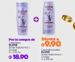 Plaza Vea Elvive shampoo + acondicionador oferta