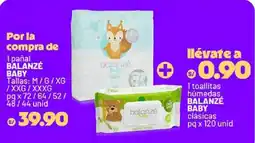 Plaza Vea Balanzé Baby pañal + toallitas humedas oferta