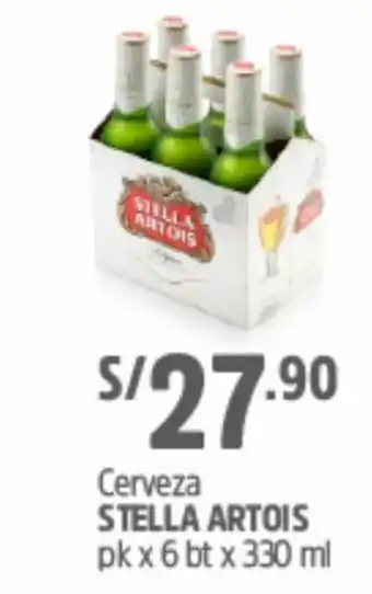 Plaza Vea Cerveza Stella Artois 6x330ml oferta