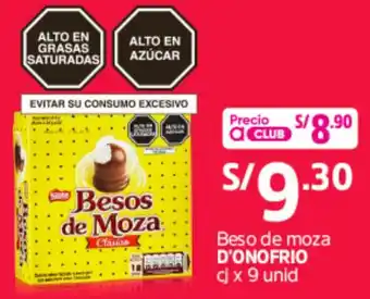 Plaza Vea Bezo de Moza D'Onofrio 9 unid oferta