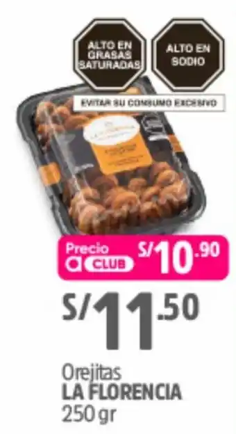 Plaza Vea Orejitas La Florencia 250g oferta