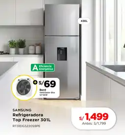 La Curacao Samsung Top Freezer 301 L oferta