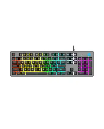 Tiendas EFE Teclado gamer de membrana hp k500f - negro oferta