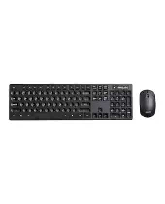 Tiendas EFE Combo teclado y mouse bluetooth philips 2 en 1 spt6315 - negro oferta