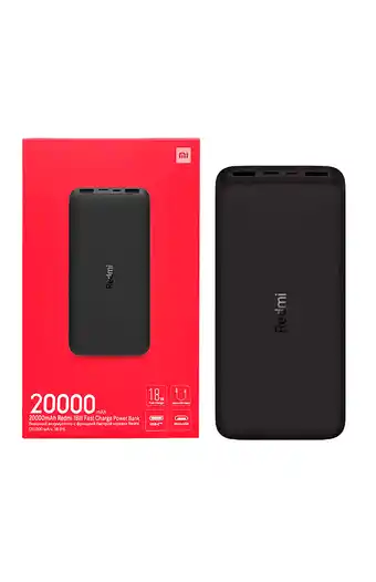 Tiendas EFE Cargador portátil xiaomi powerbank 20000mah - negro oferta