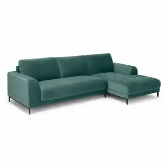 Tottus Sofa chaiselongue derecho luciano verde oferta