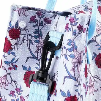 Tottus Lonchera cristina 360 celeste y rosas oferta