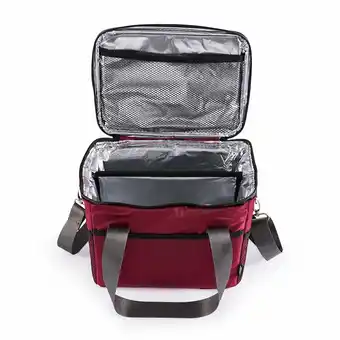 Tottus Lonchera cuadrada 360 guinda oferta