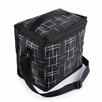 Tottus Lonchera block 360 negra cuadri oferta