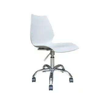 Tottus Silla kore blanco giratoria cromada oferta