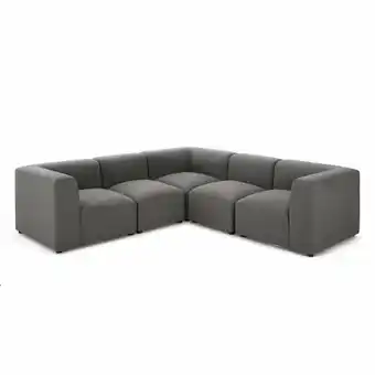 Tottus Sofa modular 5 cuerpos juno gris marga oferta