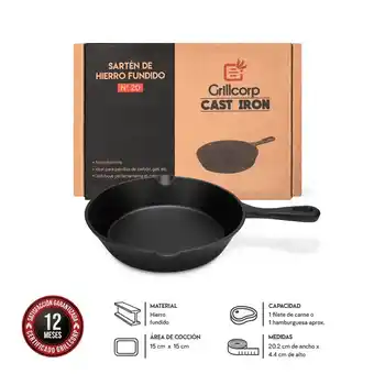 Tottus Sarten de hierro fundido n°20 oferta