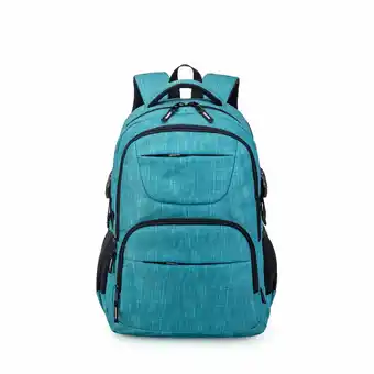 Tottus Mochila premium 360 denim oferta