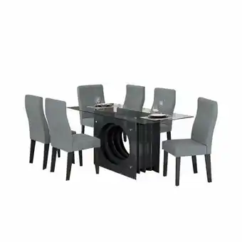 Tottus Juego de comedor clau 6 sillas oferta