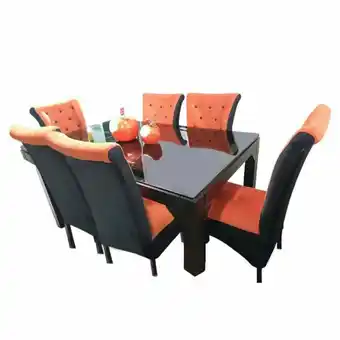 Tottus Comedor cacique 6 sillas oferta