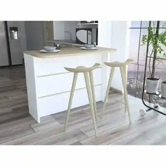 Tottus Barra aux cocina fendi rovere bl oferta