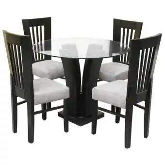 Tottus Comedor ariel 4 sillas oferta