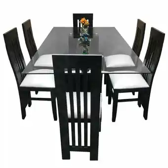 Tottus Comedor laurel 6 sillas oferta