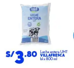 Mass Villafresca leche entera UHT oferta