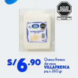 Mass Villafresca queso fresco de vaca oferta