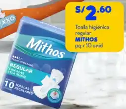 Mass Mithos toalla higiénica regular oferta