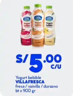 Mass Villafresca yogurt bebible oferta