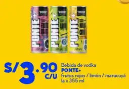 Mass Ponte+ bebida de vodka oferta