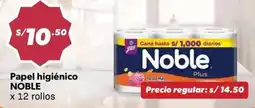 Hiperbodega Precio Uno Noble papel higiénico oferta