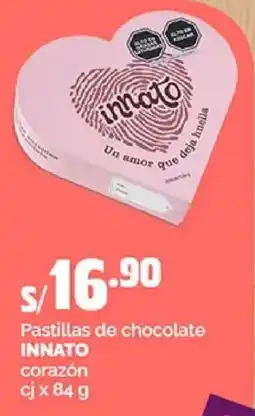 Plaza Vea Innato pastillas de chocolate oferta