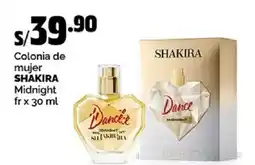 Plaza Vea Shakira colonia de mujer oferta