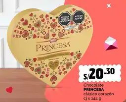 Plaza Vea Princesa chocolate oferta