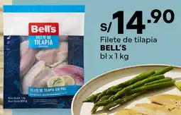 Plaza Vea Bell's filete de tilapia bl oferta