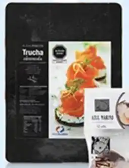 Plaza Vea Azul marino trucha ahumada pq oferta