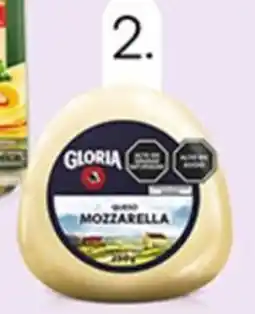 Plaza Vea Gloria queso mozzarella bola oferta