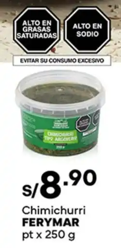 Plaza Vea Ferymar chimichurri oferta