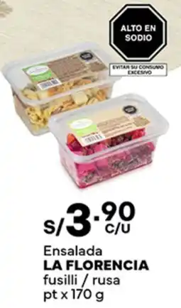 Plaza Vea La florencia ensalada fusilli / rusa pt oferta