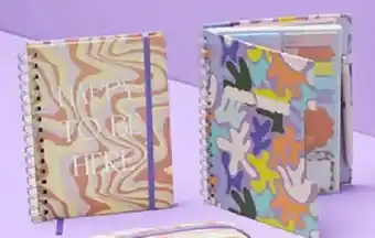 Spiral notebook sunset diseños variados