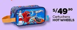 Plaza Vea Hot wheels cartuchera oferta