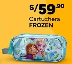 Plaza Vea Frozen cartuchera oferta