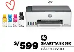 Plaza Vea Hp smart tank 580 oferta