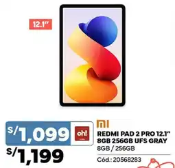 Plaza Vea Redmi pad 2 pro 12.1" oferta