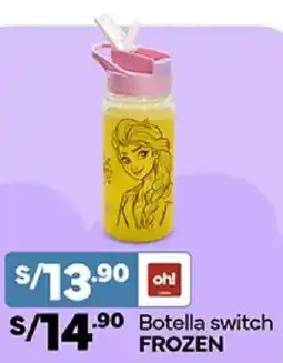 Plaza Vea Frozen botella switch oferta