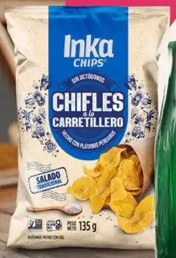 Plaza Vea Inka chips chifles salado / picante /leche de tigre bl oferta