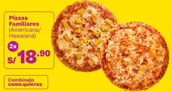 Tambo Pizzas familiares oferta
