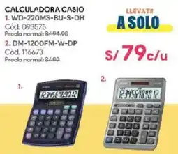Hiraoka Calculadora casio WD-220MS-BU-S-DH oferta