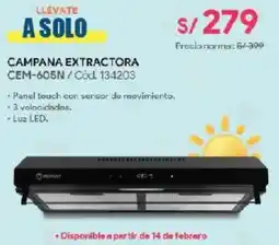 Hiraoka Campana extractora CEM-605N oferta