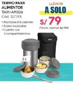 Hiraoka Termo para alimentos TAM-A9006 oferta