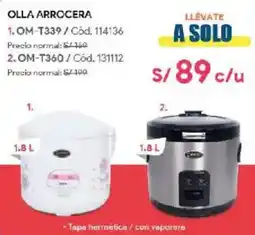 Hiraoka Olla arrocera OM-T339 oferta